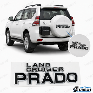 آرم ژلهای زاپاسبند پرادو 150 | نوشته LAND CRUISER PRADO برای درب زاپاس بند