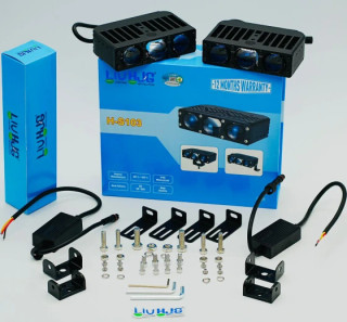 چراغ مهشکن و پروژکتور LED سه لنز LIUHJG مدل HS103 فندار 200 وات