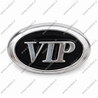 آرم فلزی بیضی سه بعدی VIP اورجینال