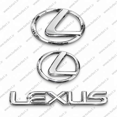 پک آرم لکسوس ABS درجه یک | شامل 2 لوگو و 1 نوشته LEXUS